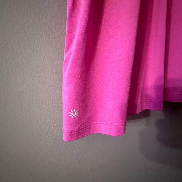 Women's Plus 2X NWT Athleta Air Out Cinch Pink Tank Lightweight Soft - Picture 8 of 12